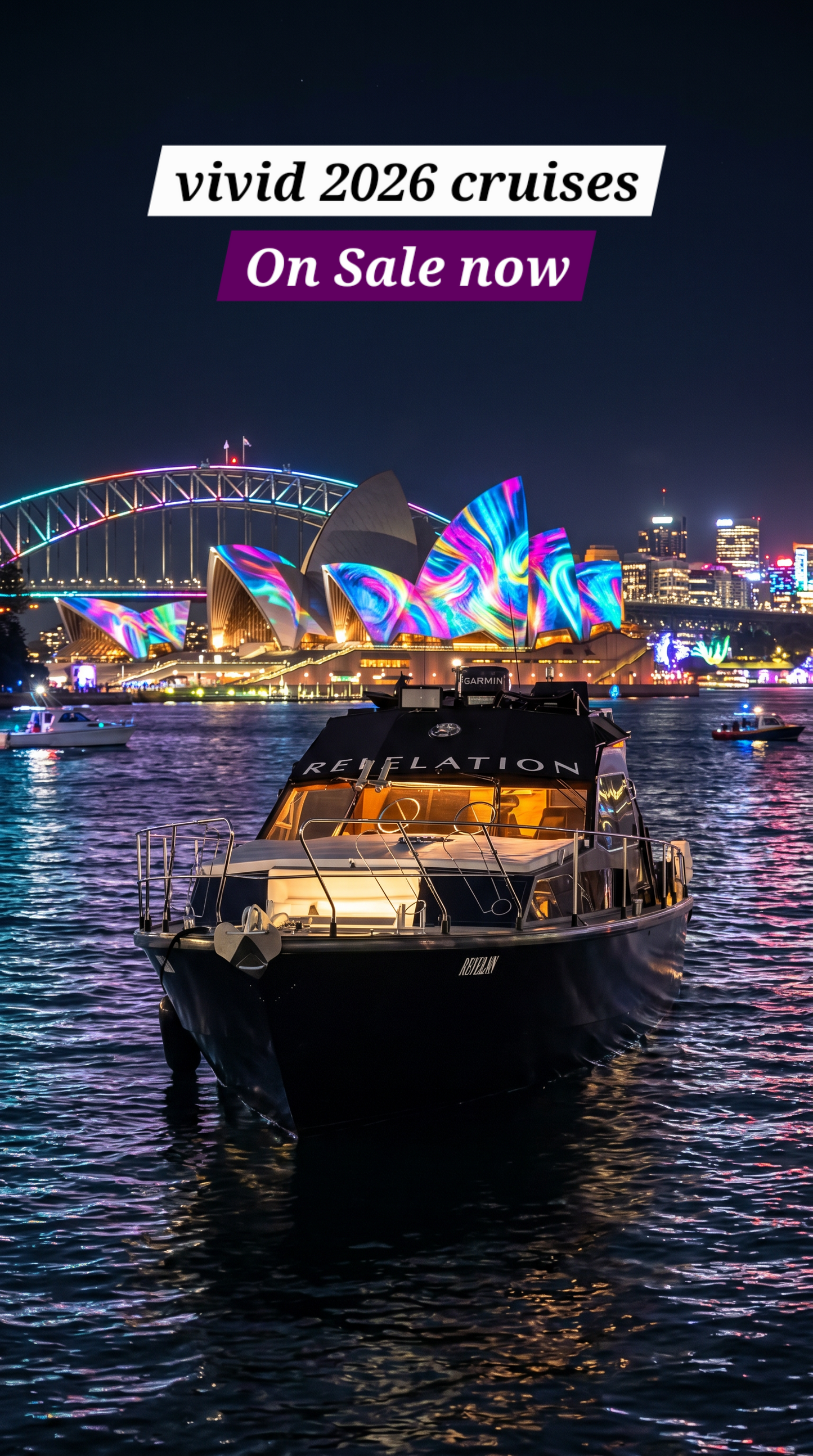 Vivid Boat Charter, Sydney